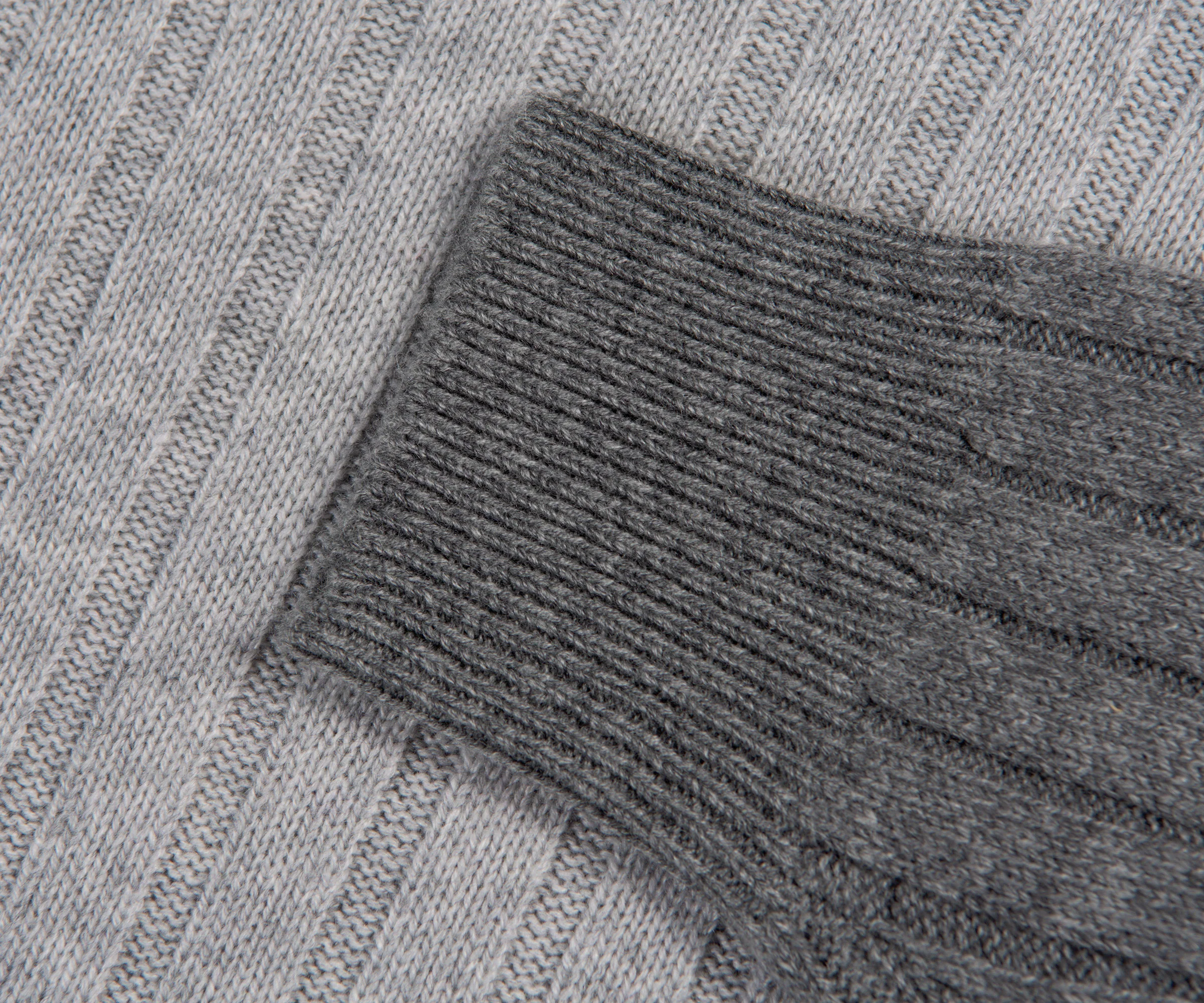 BRUNELLO CUCINELLI 'Panelled' Cashmere Crewneck Knit Cream/White - Image 5