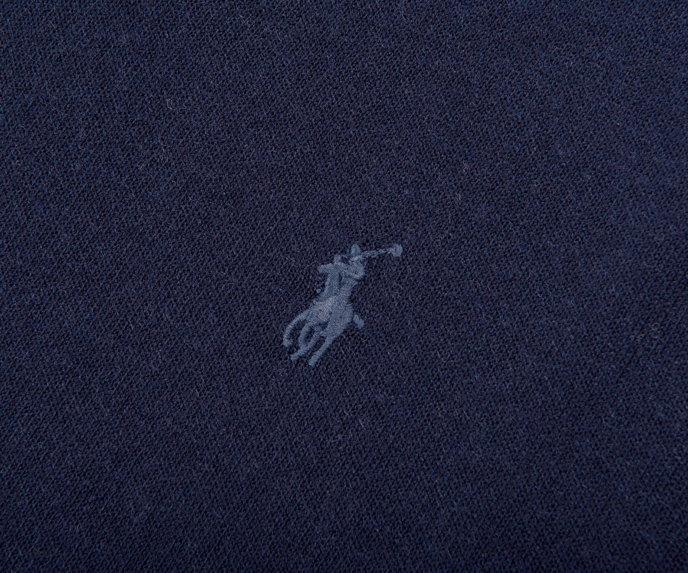 Ralph Lauren Slim Fit Washable Wool V-Neck Sweater Hunter Navy - Image 3