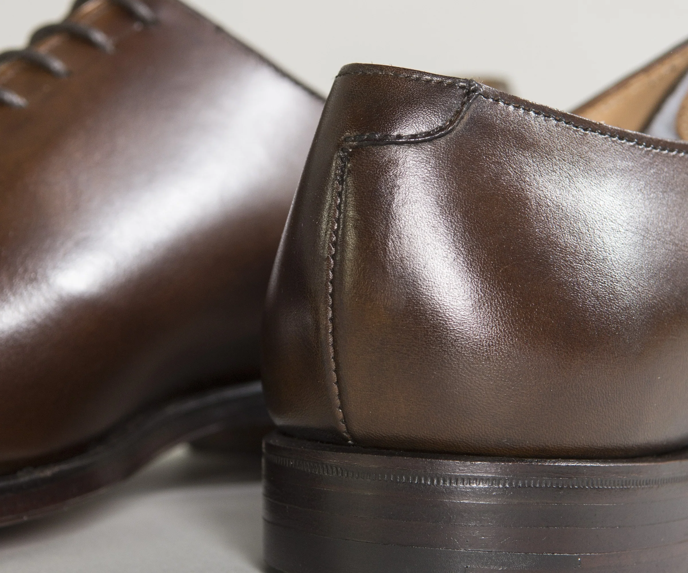 Crockett & Jones Alex Burnished Calf Leather Shoes Brown - Image 5