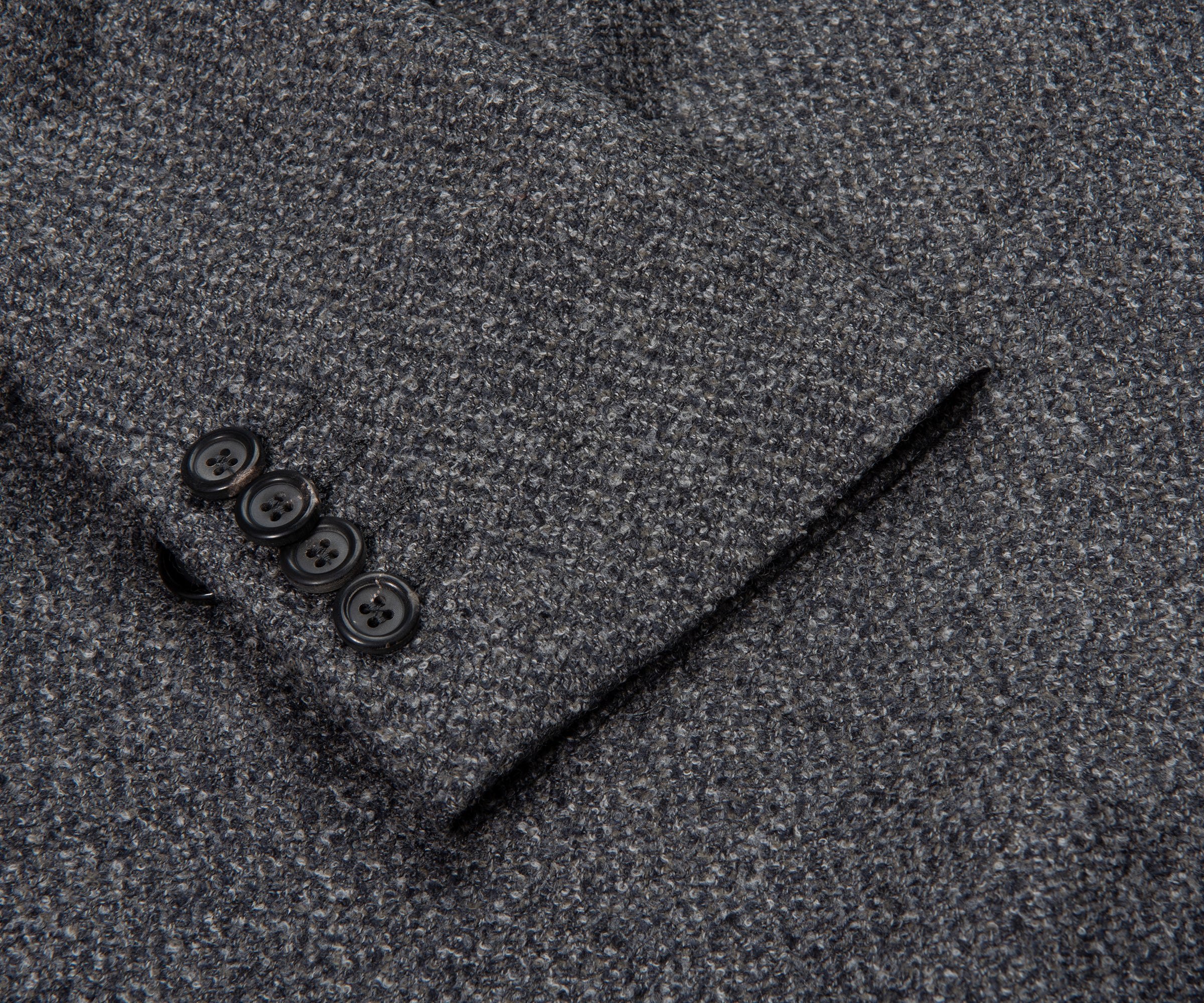 Canali Grey Kei Style Soft Wool Blazer Jacket - Image 4