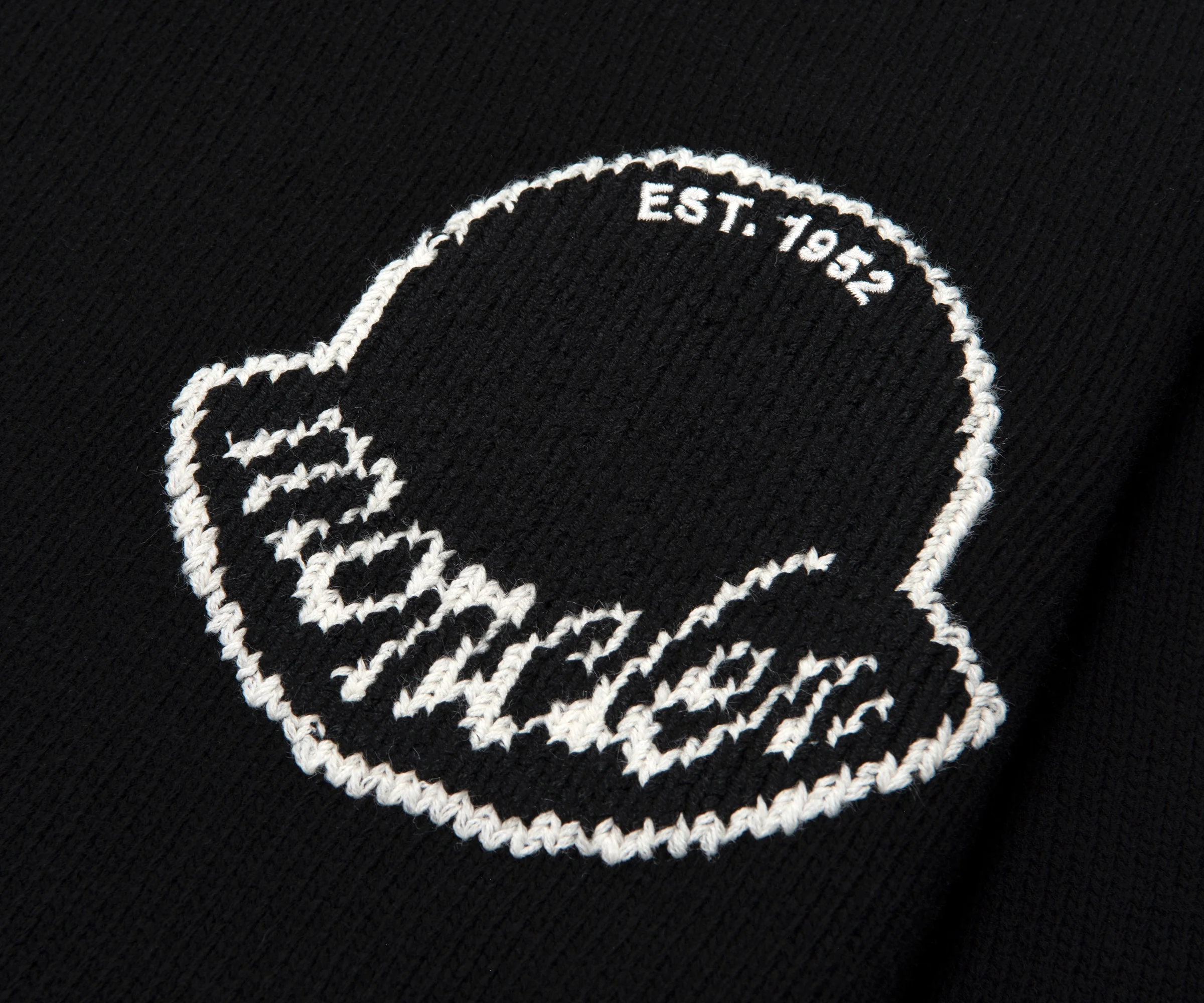 Moncler Black Large Logo Knitted Sweater - Image 4