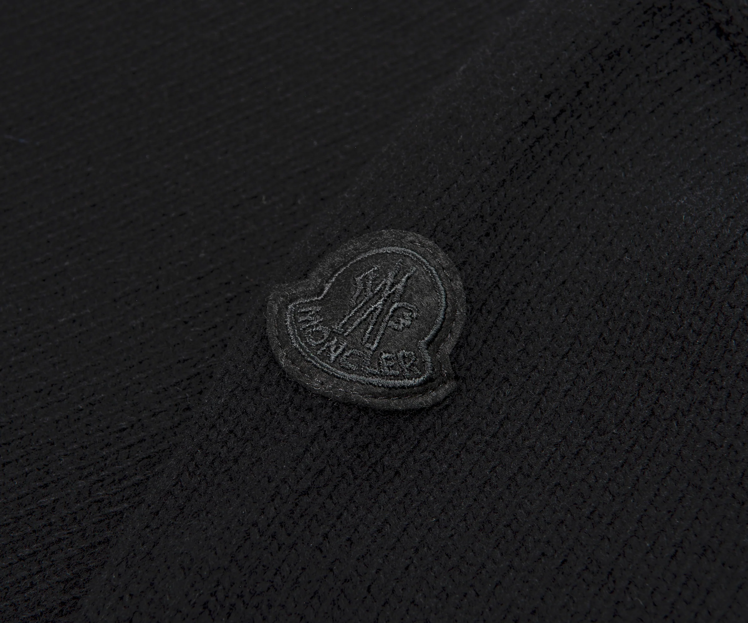 Moncler Black Large Logo Knitted Sweater - Image 5