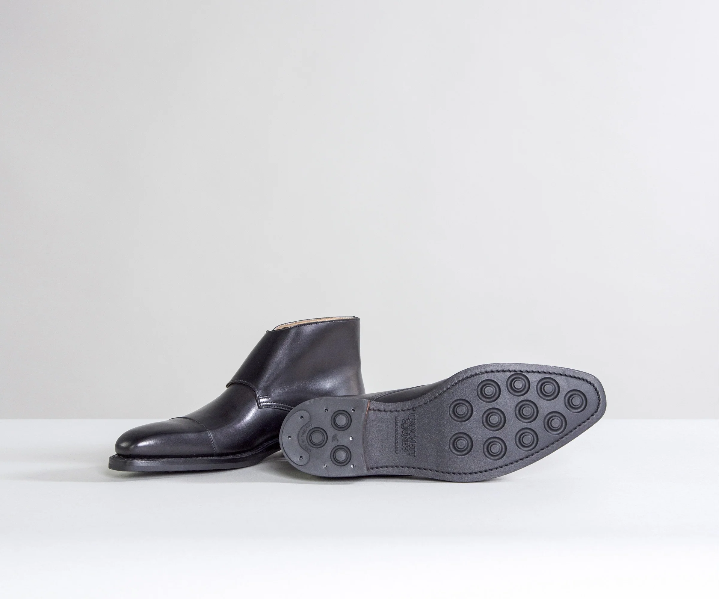 Crockett & Jones Camberley Calf Leather Boots Black - Image 4