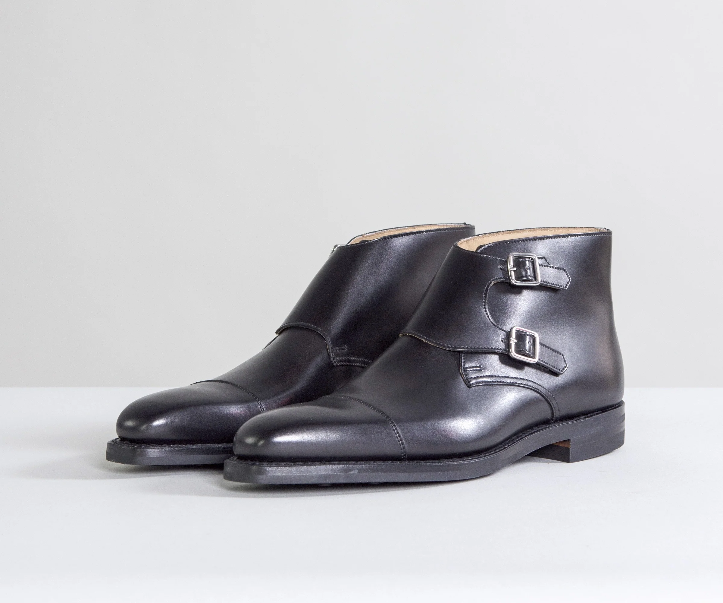 Crockett & Jones Camberley Calf Leather Boots Black - Image 7