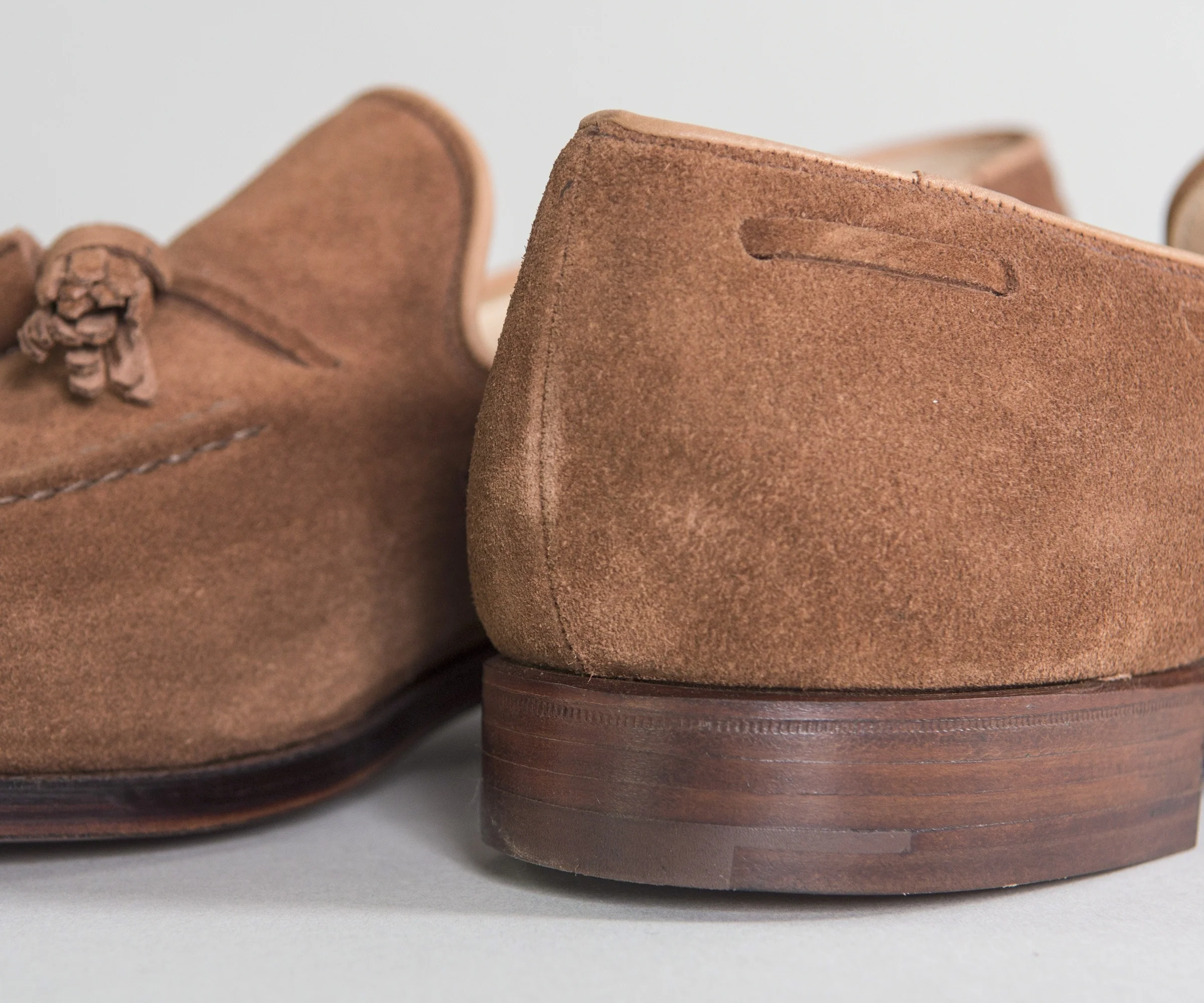 Crockett & Jones Cavendish Suede Loafers Polo Brown - Image 5