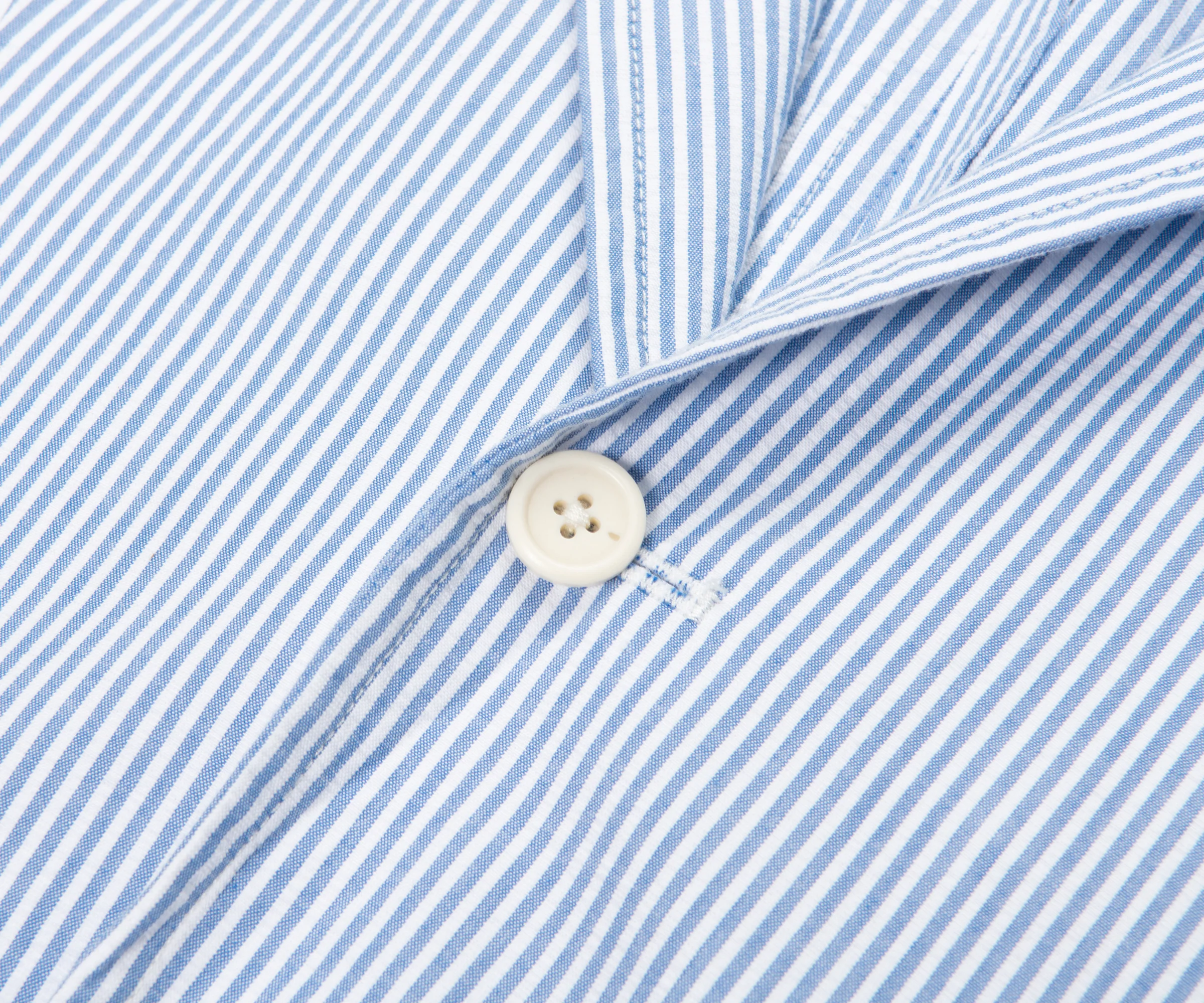 Ralph Lauren Blue/White Striped Soft Blazer - Image 3