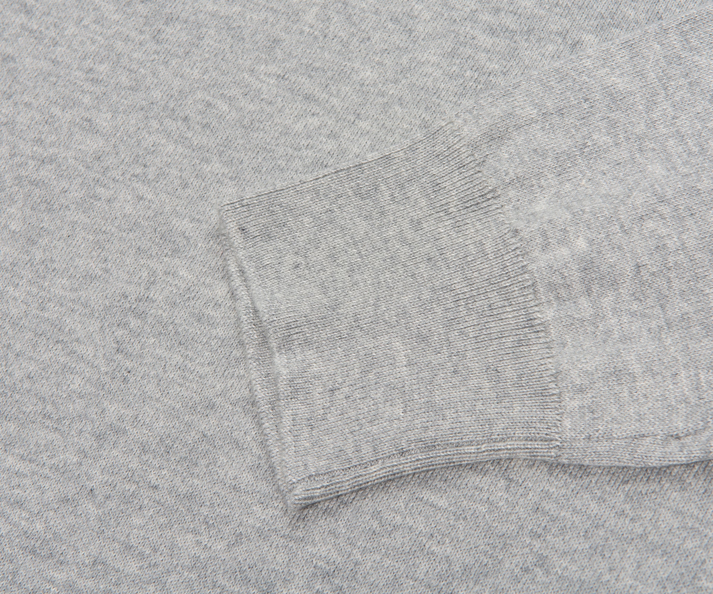 Ralph Lauren Grey Heather Knitted LS Polo - Image 5